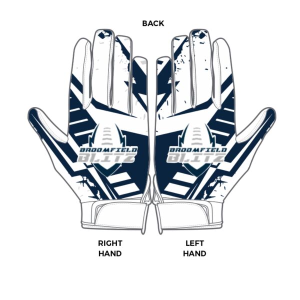 Youth White Custom Gloves Thumbnail